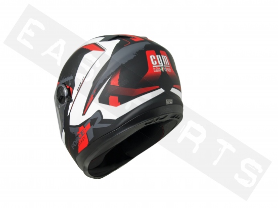 Helm integraal CGM 308X Atlanta mat rood (dubbel vizier)
